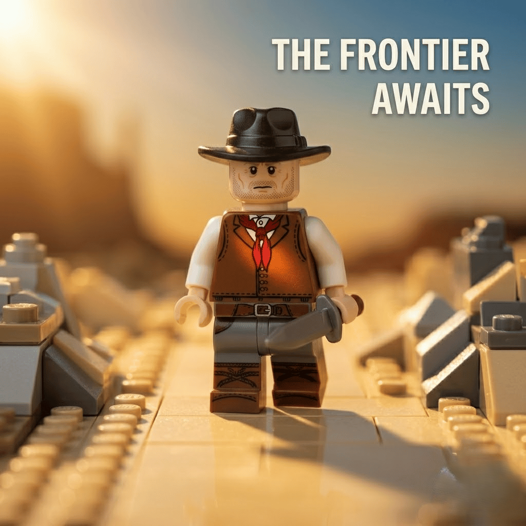 Wild West Frontier Cowboy Minifigure