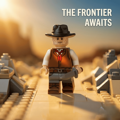 Wild West Frontier Cowboy Minifigure