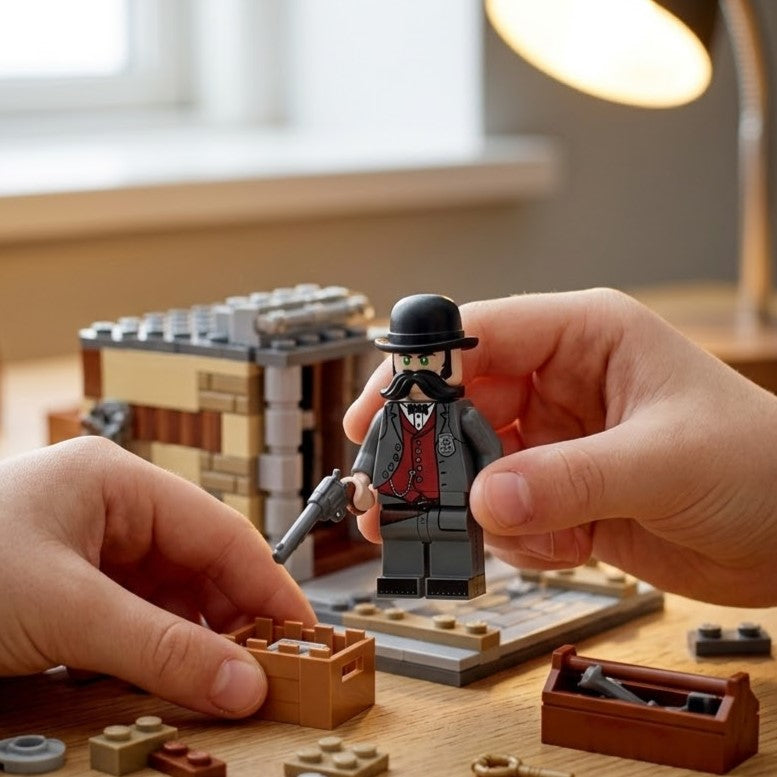 Pinkerton Detective Minifigure