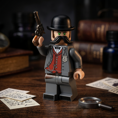Pinkerton Detective Minifigure