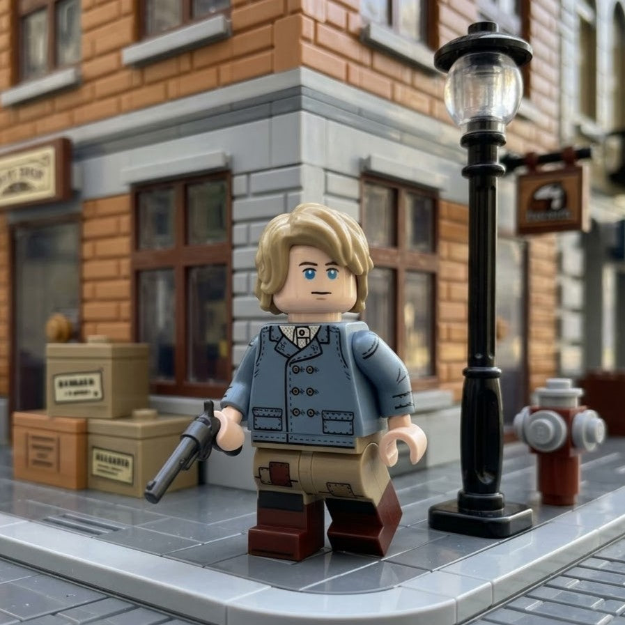 Vintage Agent Collectible Minifigure