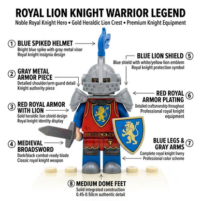 Crimson Royal Knight Collectible Minifigure