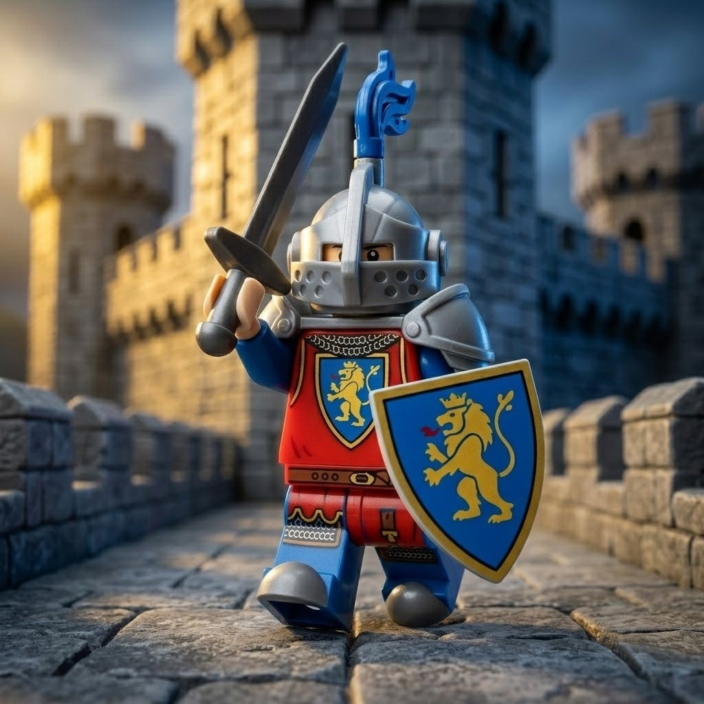 Crimson Royal Knight Collectible Minifigure
