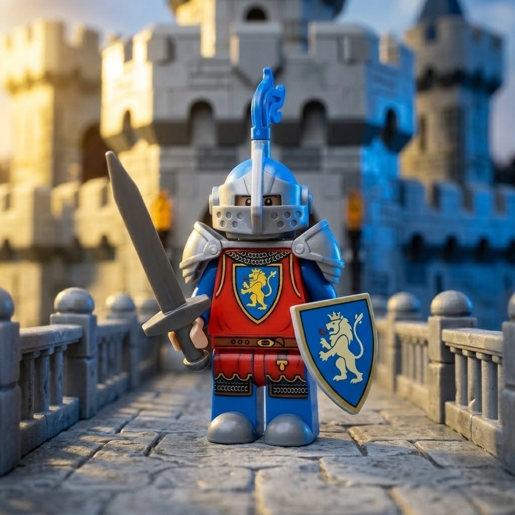 Heraldic Knights Set — Lion Knight (N807), view 5