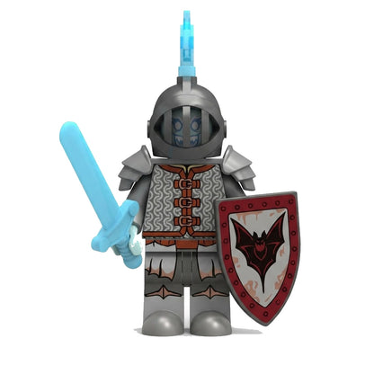 Frost Demonic Knight Collectible Minifigure on white background