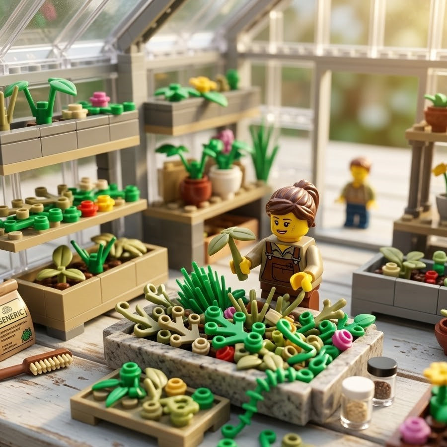 Mixed Mini Plant Accessory Bulk Minifigure