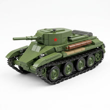 BT-7 Soviet Light Tank Building Brick Model