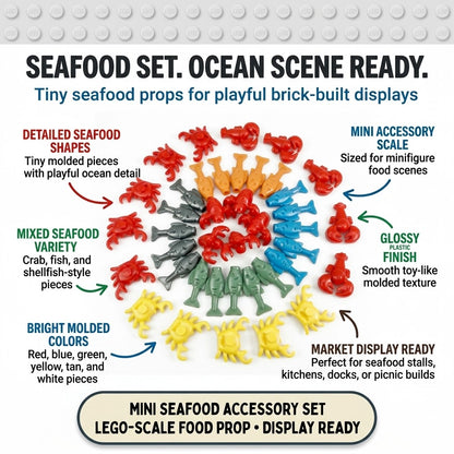 Mini Seafood Accessory Accessory Minifigure