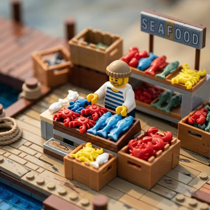 Mini Seafood Accessory Accessory Minifigure