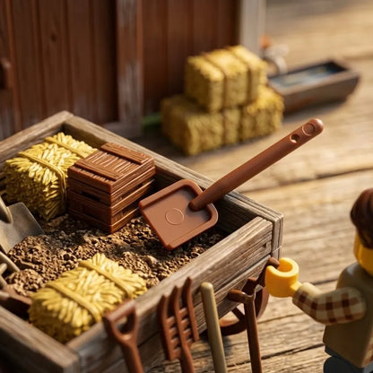 Brown Mini Shovel Accessory Minifigure
