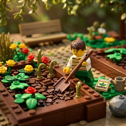 Brown Mini Shovel Accessory Minifigure