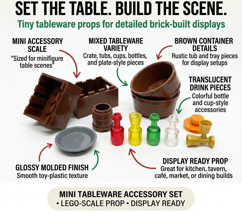 Mini Tableware Accessory Accessory Minifigure