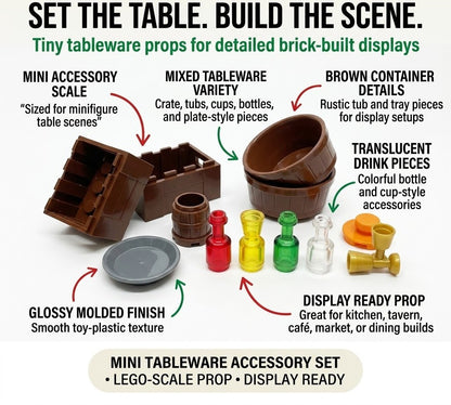 Mini Tableware Accessory Accessory Minifigure