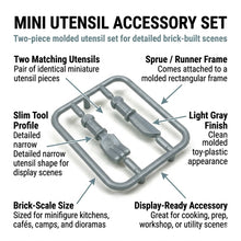 Light Gray Mini Utensil Sprue Minifigure