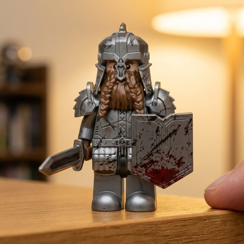 Dwarven Battle Warrior Collectible Minifigure