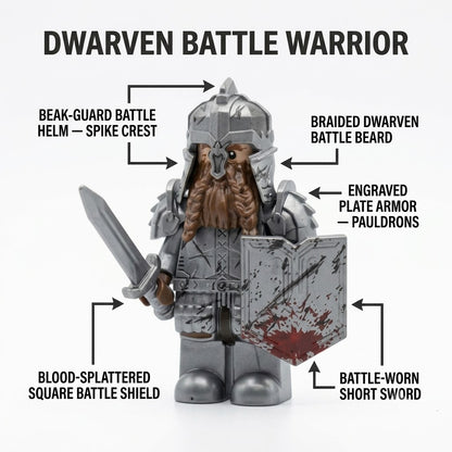Dwarven Battle Warrior Collectible Minifigure