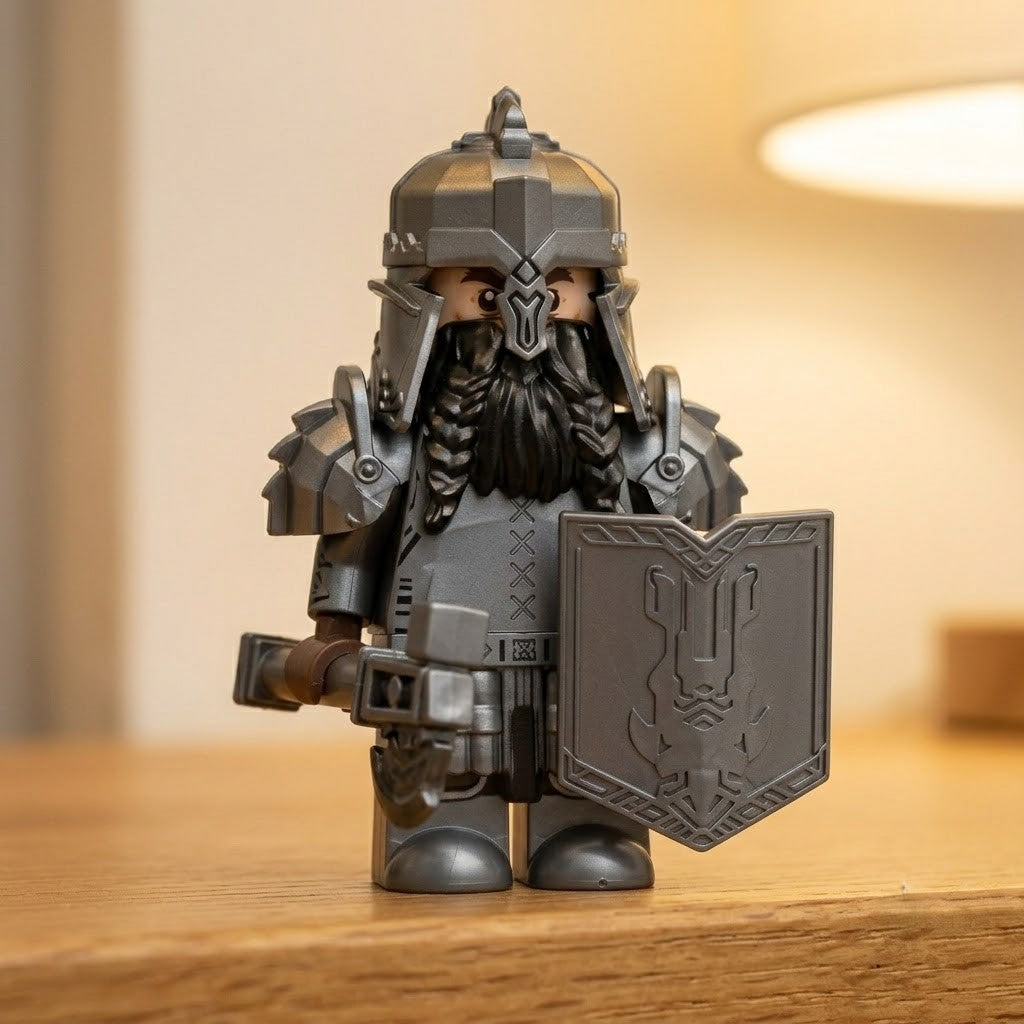 Dwarven Dark Iron Guard Warrior Collectible Minifigure