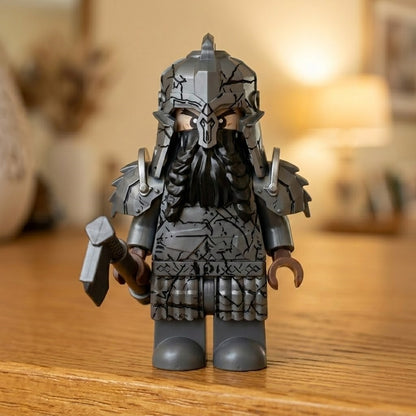 Dwarven Battle-Scarred Dark Warrior Collectible Minifigure