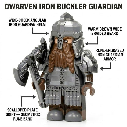 Dwarven Iron Buckler Guardian Collectible Minifigure