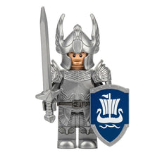 Norse Horned Warrior Collectible Minifigure on white background