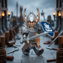 Norse Horned Warrior Collectible Minifigure - Brick BrosKnights
