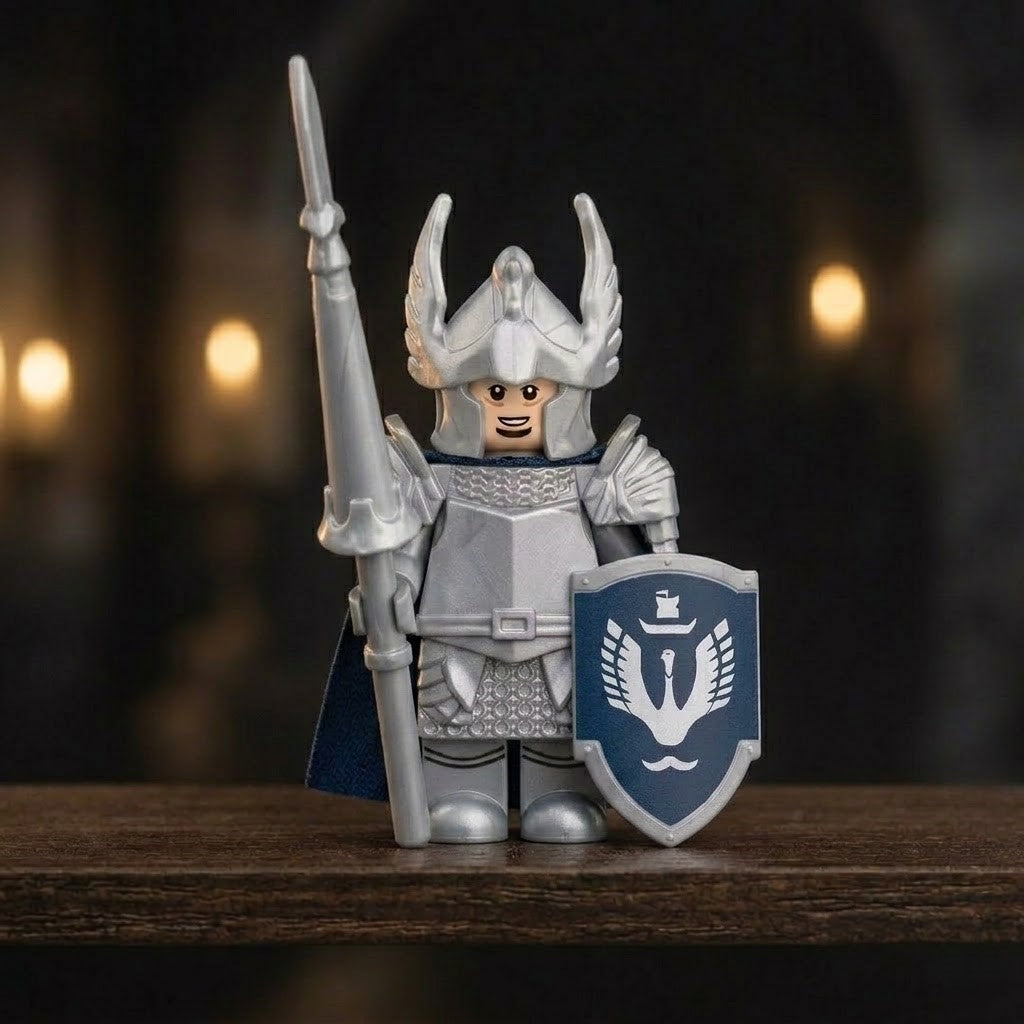 Silver Winged Knight Collectible Minifigure