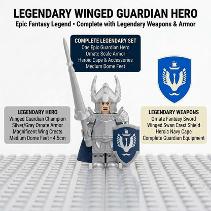 Silver Winged Knight Collectible Minifigure