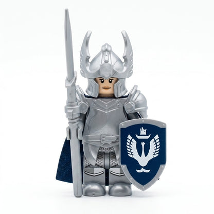 Silver Winged Crown Knight Collectible Minifigure