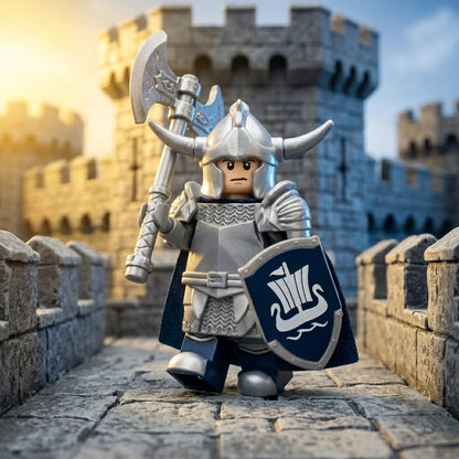 Silver Winged Crown Knight Collectible Minifigure II