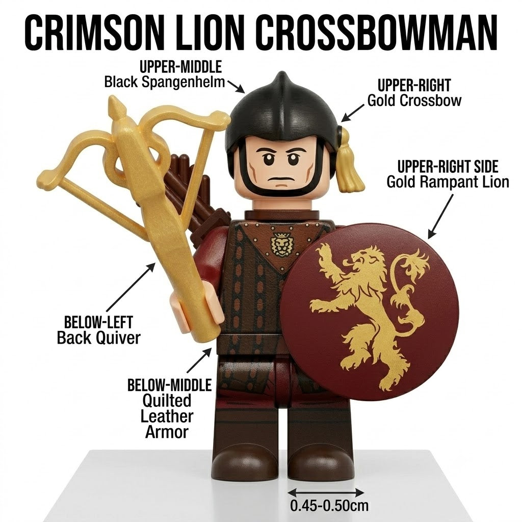 Crimson Lion Crossbowman Collectible Minifigure
