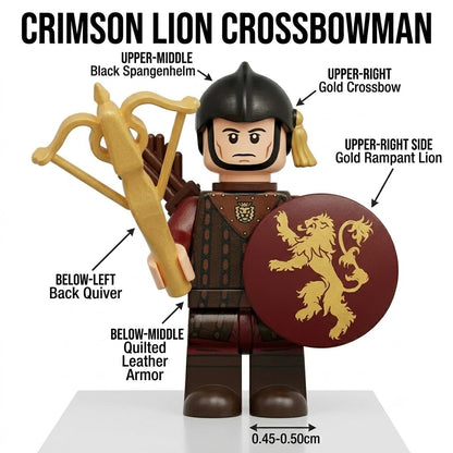 Crimson Lion Crossbowman Collectible Minifigure