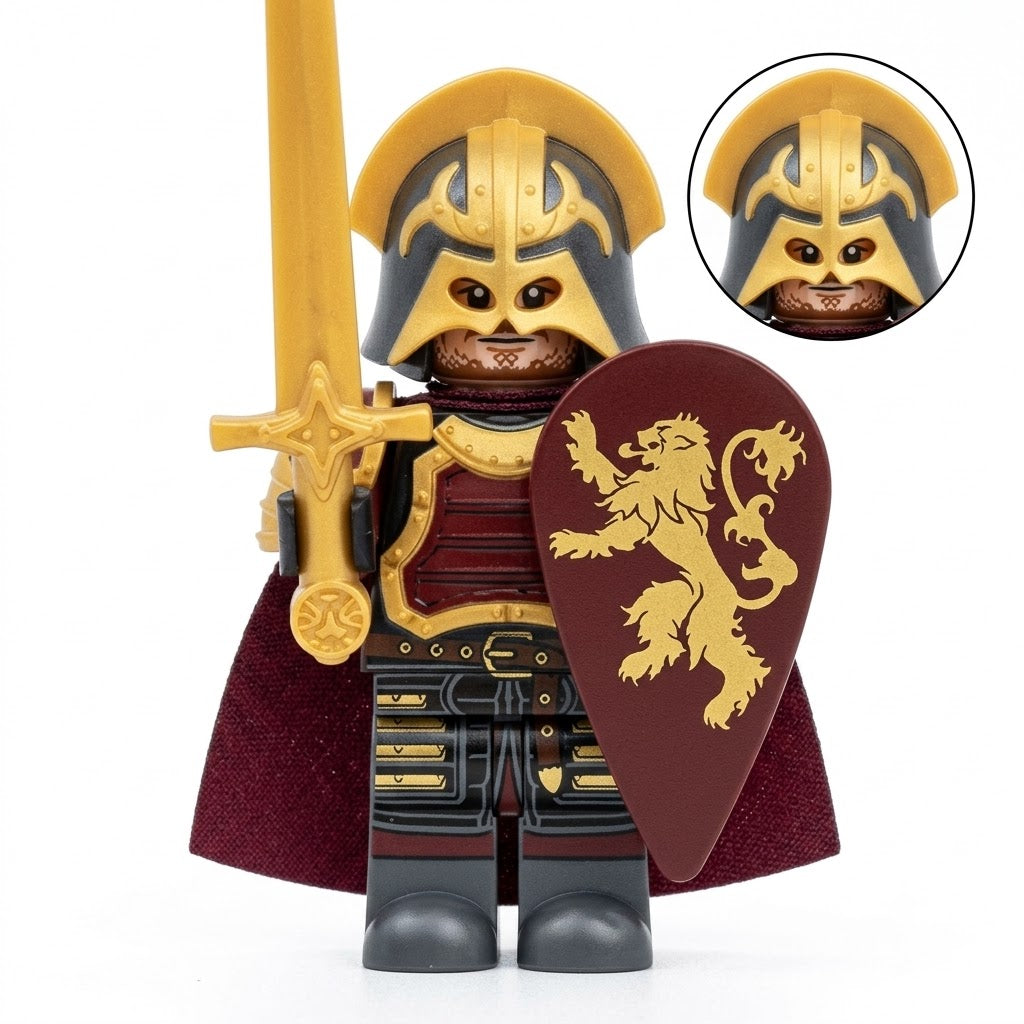 Crimson Lion Knight Collectible Minifigure
