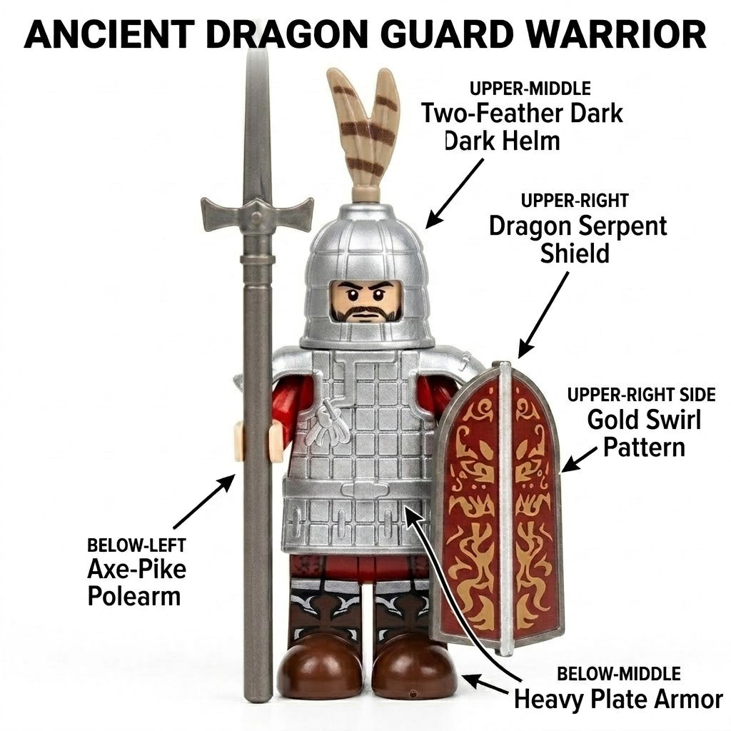 Ancient Dragon Guard Warrior Collectible Minifigure