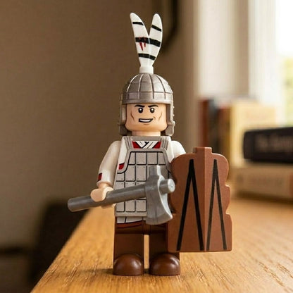Gray Armor Ancient Warrior Collectible Minifigure
