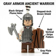 Gray Armor Ancient Warrior Collectible Minifigure