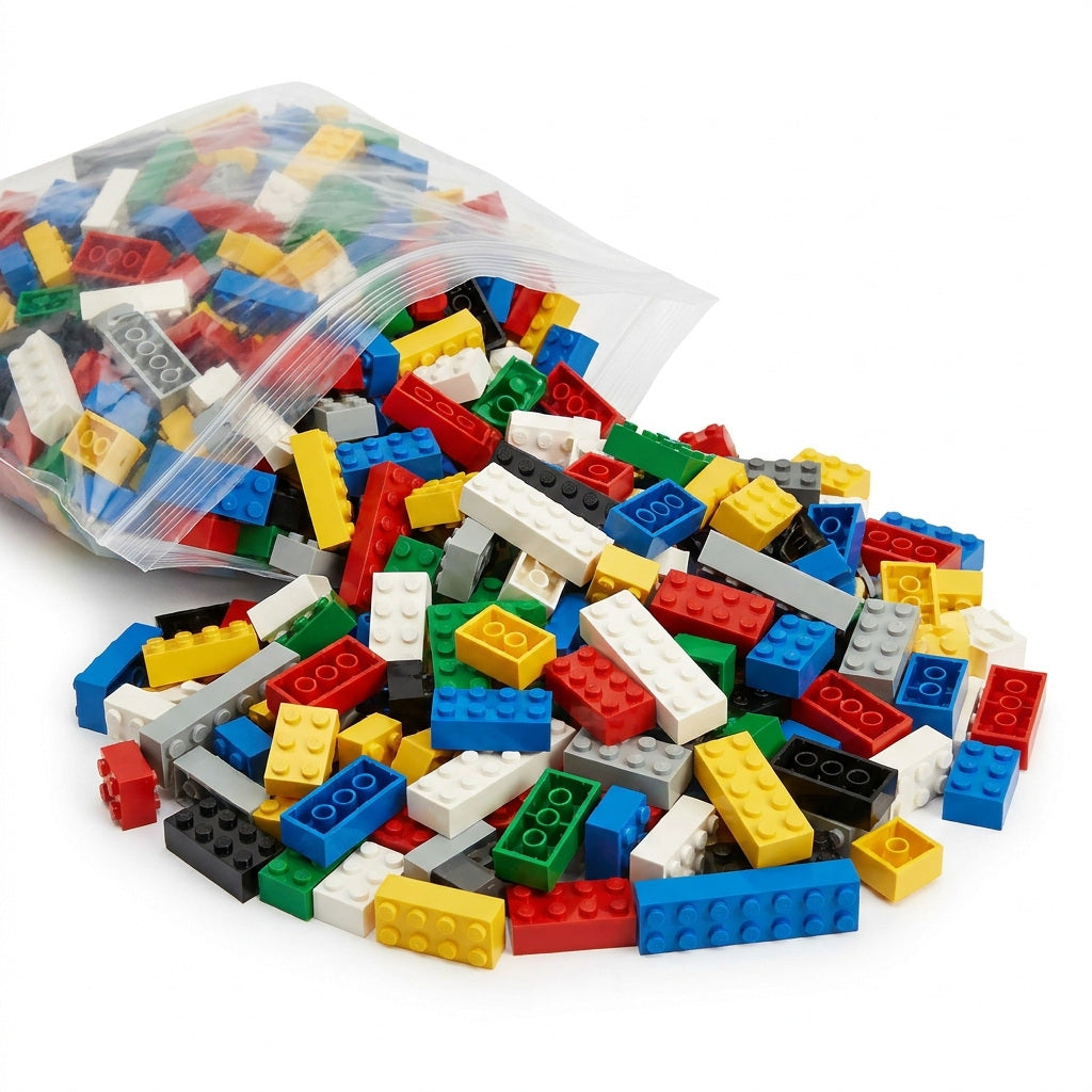 Single-Color Building Bricks 'Fat' 2x2 - 2x10 - Brick BrosBuilding Bricks