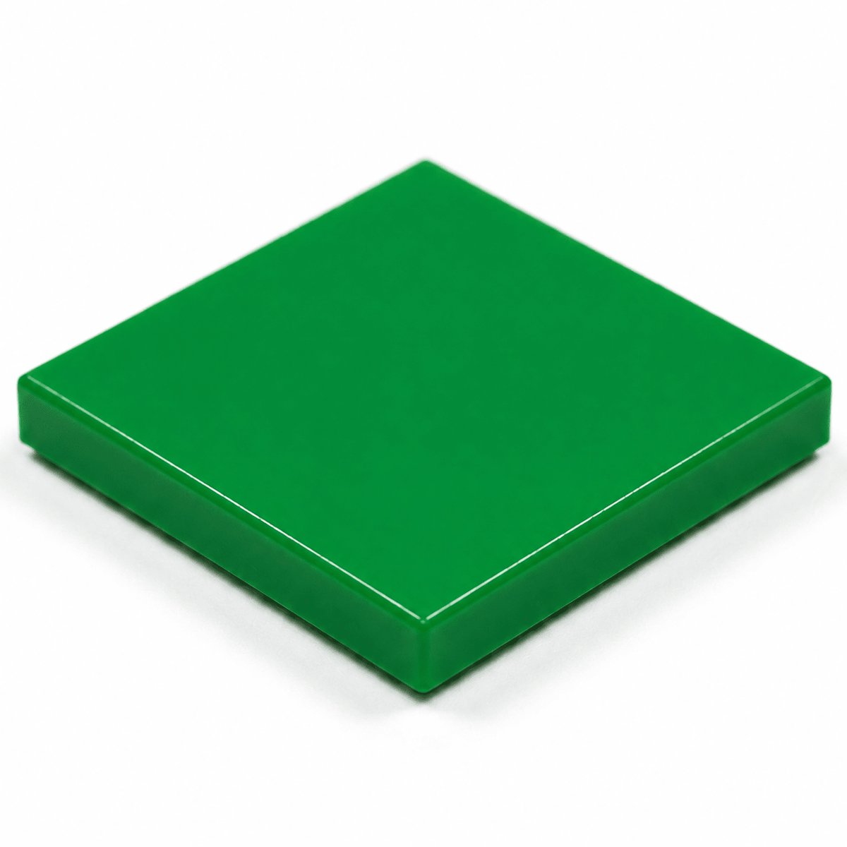 2x2 smooth flat tiles Green