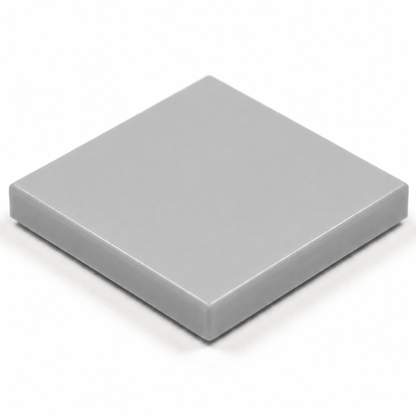 2x2 smooth flat tiles Grey