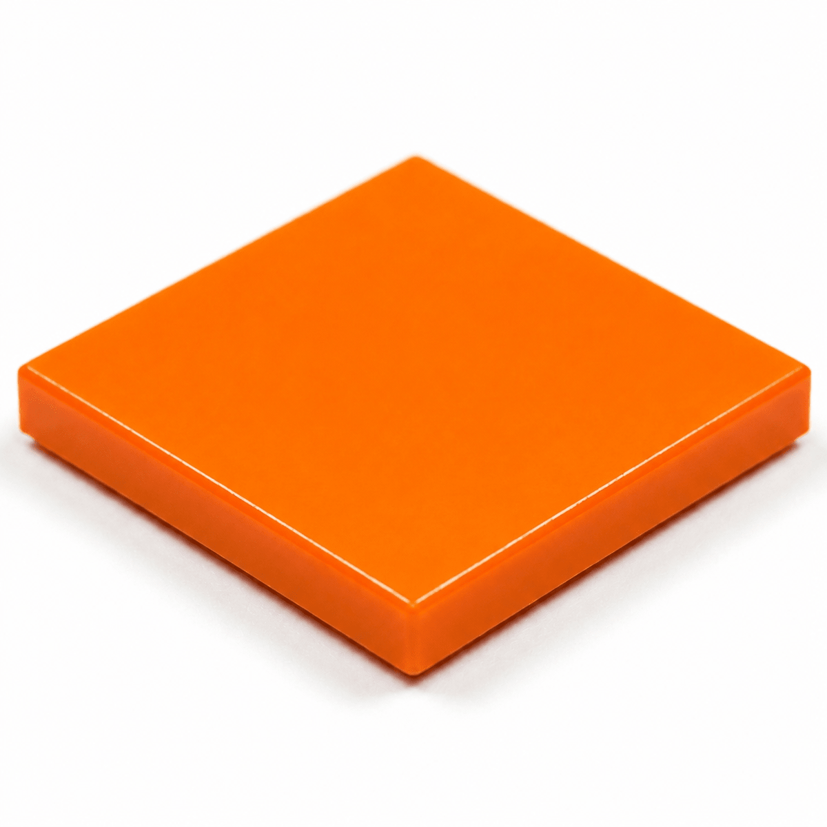 2x2 smooth flat tiles Orange