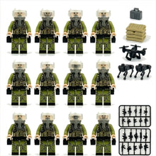 Hazmat special forces minifigure set on a white background