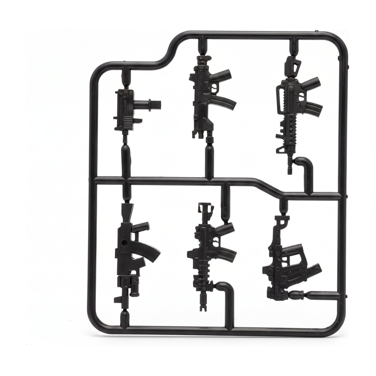 Black Compact Firearm Sprue, clean white-background product image