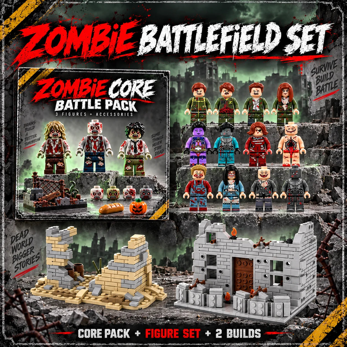 zombie battlefield Battle Pack headline artwork