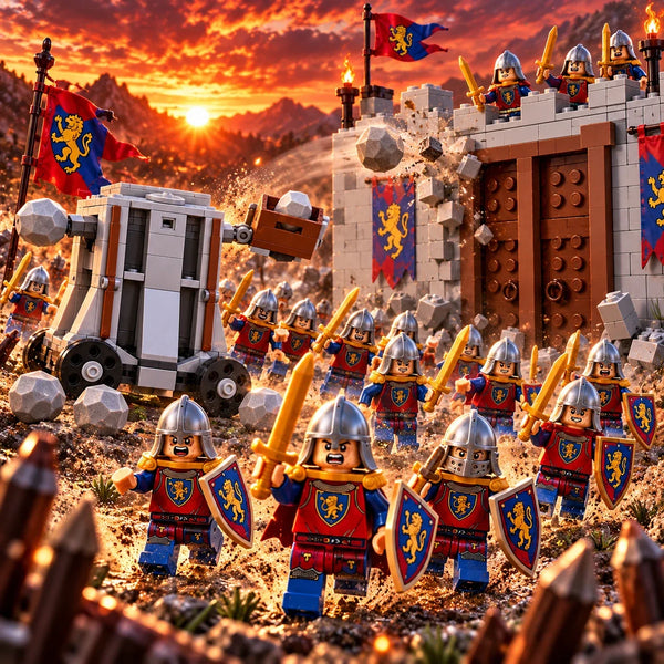 Knights Battlefield cinematic scene; exact contents shown in next image