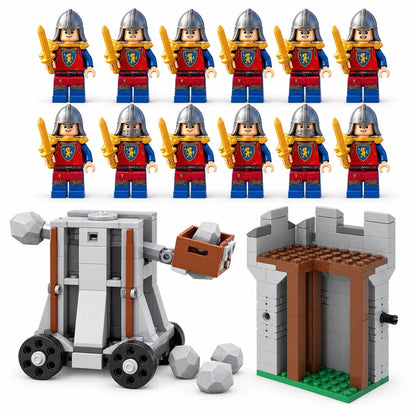 Knights Battlefield Set product view on white