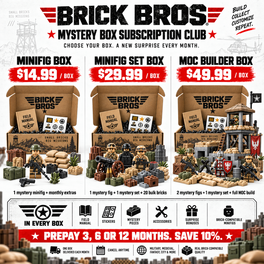 Brick Bros Mystery Box Subscription Club box comparison