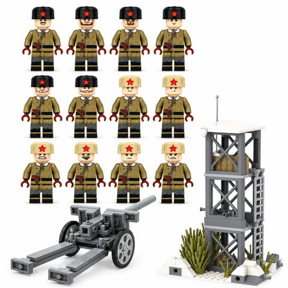 WWII Battlefield Set product view on white