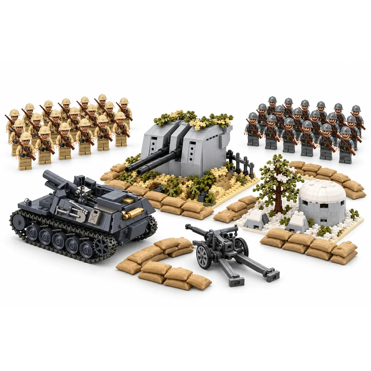 wwii-crate Battle Pack products on white