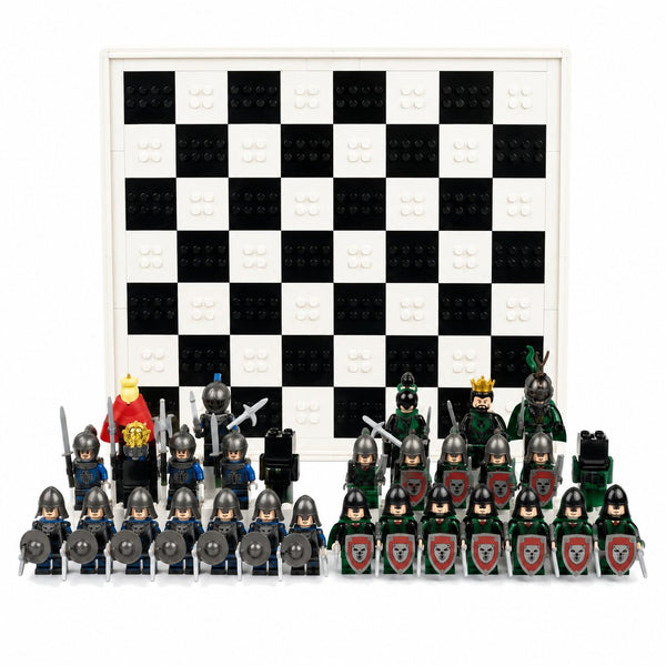 Chess Blue vs Green - Brick Bros