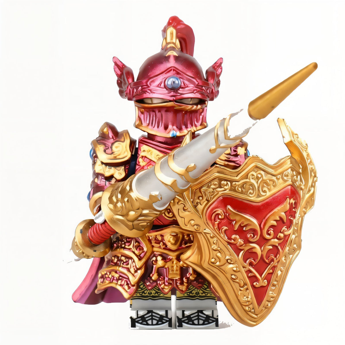 Crimson Winged Helm Lancelot - Brick Bros