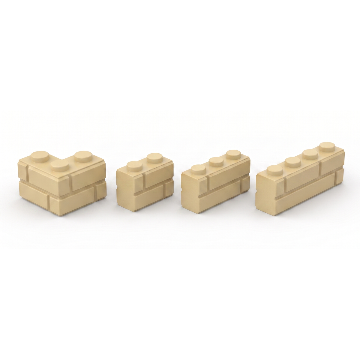 Masonry Style Bricks, Tan